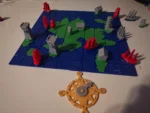Fortfarande vinter än men snart får man ut med vagnen.
Passade på att 3D printa ett spel till husvagnen.